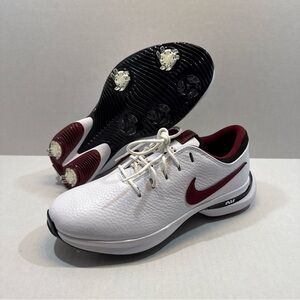 Nike Men’s Size 7 Air Zoom Victory Tour 3 Golf Shoes White Maroon DV6798-104